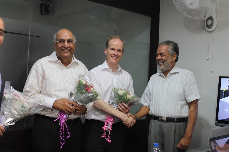 Booker Group CEO Charles Wilson visit to MileStores Operations Center