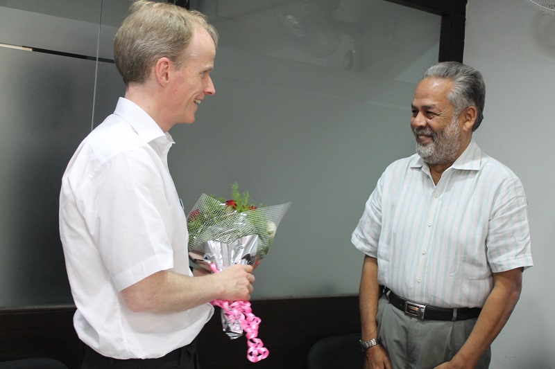 Booker Group CEO Charles Wilson visit to MileStores Operations Center