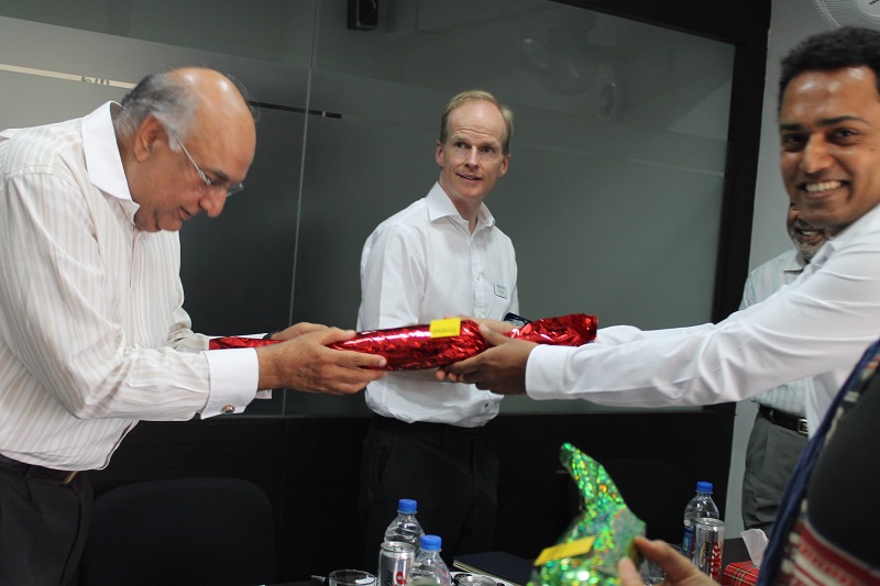 Booker Group CEO Charles Wilson visit to MileStores Operations Center