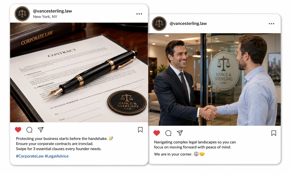 Law Firms & Legal Professionals Social Media Showcase